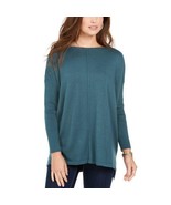 MSRP $30 Style Co Petite Seam-Front Sweater Olive Green Size PSmall - $8.12 CAD