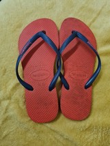 Havainas Flip Flops Slippers For Girls Size 2(uk) - £14.38 GBP