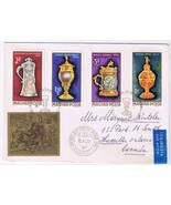 Stamps Hungary Envelope FDC Budapest Treasures 1970 - £3.87 GBP