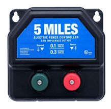 American FarmWorks EAC5MN-AFW 5-Mile Low Impedance Electric Fence Charger - $94.55