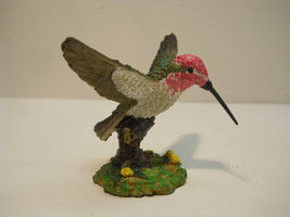 Hummingbird with Floral Decorative Figurine Statue n378 - £12.49 GBP