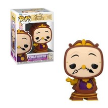 Disney Beauty and the Beast 30th Cogsworth Vinyl POP! Figure Toy #1133 F... - £10.24 GBP
