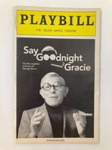 2002 Playbill The Helen Hayes Theatre Frank Gorshin in Say Goodnight Gracie - £11.16 GBP