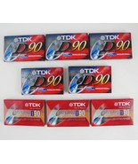 TDK D90 Superior Normal Bias 8 Blank Audio Cassette Tapes IECI/TYPE1 Hig... - £6.22 GBP