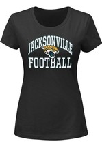 NFL Jacksonville Jaguars Short Sleeved Scoop Neck T-Shirt Womens Plus Size 3X 4X - £11.88 GBP