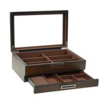 Decorebay Multi-Purpose, Sunglasses and Jewelry Wooden Organizer - Coffee Lover - £103.90 GBP