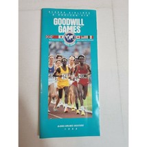 Vintage 1990s Track And Field Program Goodwill Games Olympics Running 1990 - $9.30