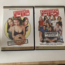 American Pie 1 &amp; 2 Two DVD’s Unrated Versions Widescreen Collectors Editions - £6.41 GBP