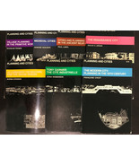 PLANNING AND CITIES. 7 VTG 1968-69 History, Architecture PB Book lot. Br... - $45.00