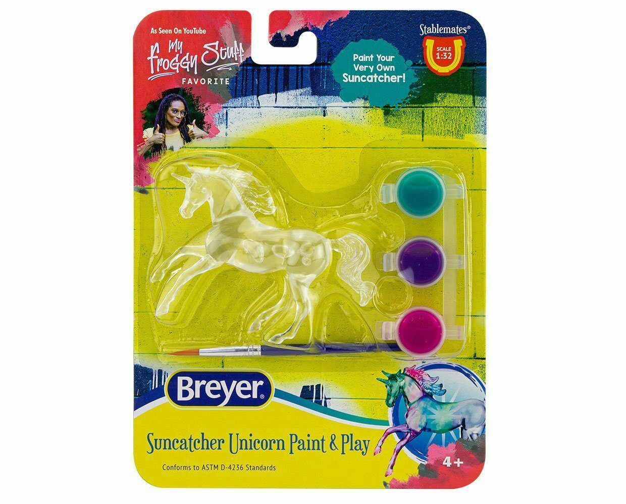 Breyer SUNCATCHER UNICORN PAINT and PLAY  D  4273  INDIVIDUAL UNICORN - $5.69