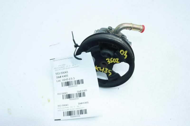 Power Steering Pump 2 Door Coupe Fits 03-07 INFINITI G35 60550 - $86.00