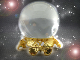 Haunted Crystal Ball 1000 Witches Eyes Extreme Psychic Sight High Light Magick - £11,215.57 GBP