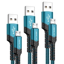 Micro Usb Charger Cable, (3-Pack 3.3Ft+6.6Ft+10Ft) Android Charger Micro Usb To  - £14.18 GBP