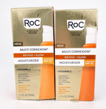 RoC Multi Correxion Revive Glow Moisturizer SPF 30  1.7 FlOz Ea Lot Of 2 BB10/24 - £23.09 GBP