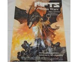 Palliduim Books Rifts Coalition Wars Promotional Poster 17&quot; X 22&quot; - £30.26 GBP