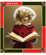 17 inches &quot;Little Caroler&quot; Porcelain SHIRLEY TEMPLE Christmas Doll - by ... - $99.00