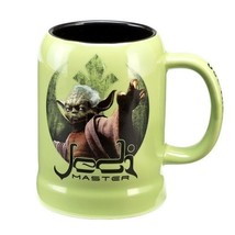 Star Wars Yoda Jedi Master &amp; Rebel Logo Image 20 oz Ceramic Stein Mug NEW UNUSED - £12.16 GBP