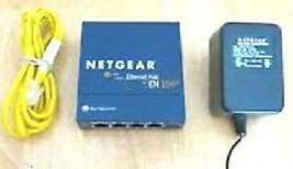 Bay Networks Netgear Hub EN104 TP 10 MBPS 4 port uplink button ethernet switch - £39.47 GBP