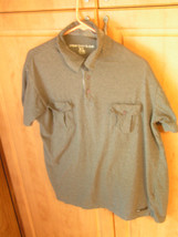 Paper Denim &amp; Cloth Men&#39;s XL Now A Large Grey Cotton Button Shirt - $12.65