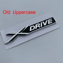New Old X DRIVE Chrome and Black Bar Emblem Sticker for  New 3 5 7 Series Car St - £60.74 GBP