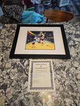 Walt Disney Serigraph “Mickeys Surprise Party” with COA 23&quot; x 19&quot; frame - £47.48 GBP