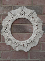 Macrame mandala wall hanging | Nursery decor | Boho wreath | Round macrame I Art - £23.41 GBP