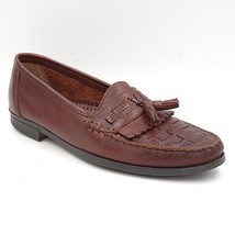 Generra Bernie Men Slip On Kiltie Tassel Loafers Size US 9M Brown Leather - $20.19