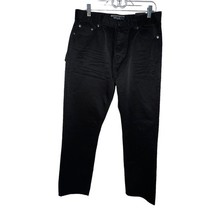 KAALU TRAD MENS BLACK STRAIGHT CUT JEANS STYLE CTV19235 SIZE 34W/32L DEN... - $9.35