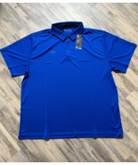 Under Armour Golf Polo Shirt Mens Size 4XL Blue Short Sleeve Heatgear Lo... - £30.32 GBP