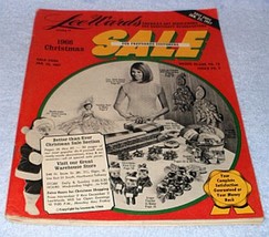 Vintage Ephemera Lee Wards Christmas Mail Order Catalog 1966 - $11.95