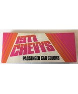 1977 Chevrolet Passenger Car Factory Color Chip Paint Samples, stack of 30 - $47.51 CAD