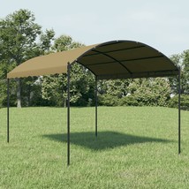  Gazebo Taupe and Black Polyester fabric and steel frame Large - $5,828.98 MXN