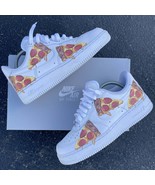 Custom Nike Air Force 1 Pizza Party - Men's And Women's Shoes - $259.00