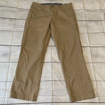 Lucky Brand Mens Size 36 Chino Khaki Pants 7M20351 Back Flap Pockets - £15.65 GBP