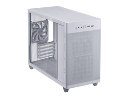 ASUS Prime AP201 White MicroATX Tempered Glass Edition Computer PC Case - $107.99