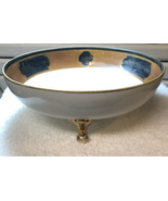 Mortimer Nippon Hand Painted Black Gold  Rectangular Footed Bowl - $8.96