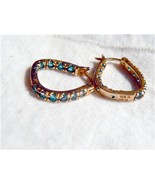 Technibond Inside Out Green CZ  Earrings - €39,92 EUR