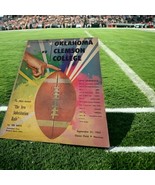 1963 Clemson Vs Oklahoma Sooners Football Program by Ted Smits - Owen Field - $33.60 CAD