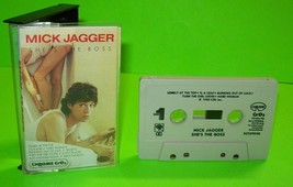 Mick Jagger She&#39;s The Boss Cassette Tape Pop Rock Rock Music Rolling Stones 1985 - £3.63 GBP