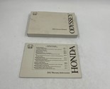 2002 Honda Odyssey Owners Manual Set OEM H04B35028 - $26.99