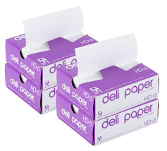 4 Packs ea 500 Sheets, Heavy Weight Interfolded Deli Wax Paper 6&quot; x 10.75&quot;, HD-6 - £27.53 GBP