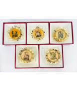 Hummel Gold Collection Christmas Ornament LOT of 5 Renewal Opinion Battl... - £26.99 GBP