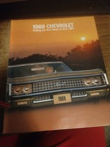1969 Chevrolet 28-page Original Sales Brochure Catalog - Impala SS Capri... - $11.88