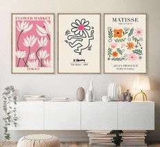 Henri Matisse Wall Art Prints - Flower Market Poster Henri Matisse, Set Of 3. - £27.12 GBP