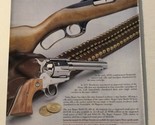 1992 Ruger 44s Vintage Print Ad Advertisement pa15 - £5.46 GBP