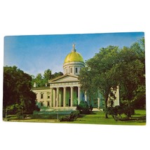 Postcard State Capitol Building Montpelier Vermont Chrome Unposted - £5.44 GBP