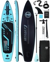 Inflatable Stand Up Paddle Board With Premium Sup Accessories &amp; Camera M... - $220.94