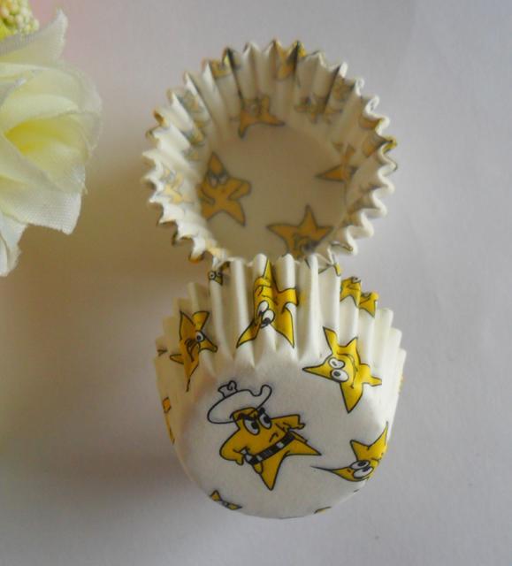 Western Shooting Star Mini Muffin Cupcake Paper Baking Cups Liners - 520 pieces - $13.00