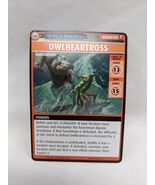 Owlbeartross Skull And Schackles Pathfinder Adventure Card Game Promo Card - $125.92 MXN