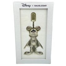NEW Baublebar X Disney Mickey Mouse Bag Charm Keychain Silver Tone Backpack - £47.86 GBP